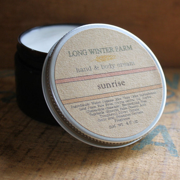 Sunrise Skin Cream Preorder Long Winter Soap Co.