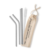 Shell Creek Sellers Reusable Straws - Yes - I brought My Own Straw Reusable Stainless Steel Set