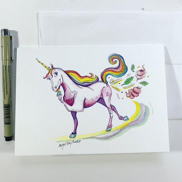Unicorn Farts Card