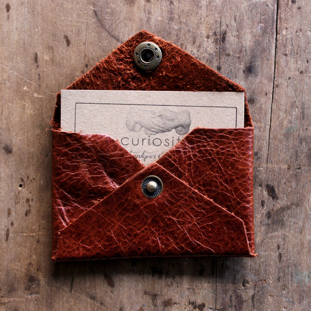 Reclaimed Leather Card Wallet