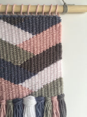 Weaving Kit - Pink & Grey